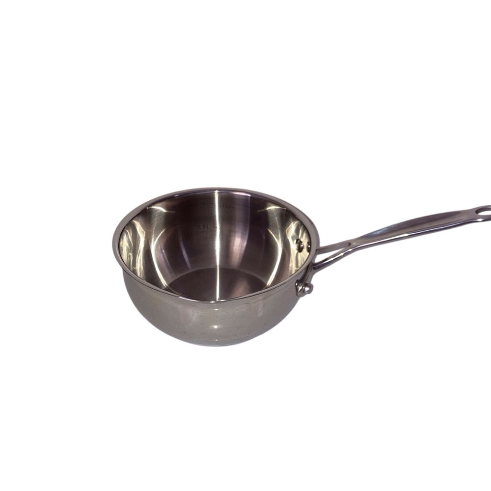 Cuisinart Stainless Steel 1 Qt Saucepan with Long Handle - Silver
